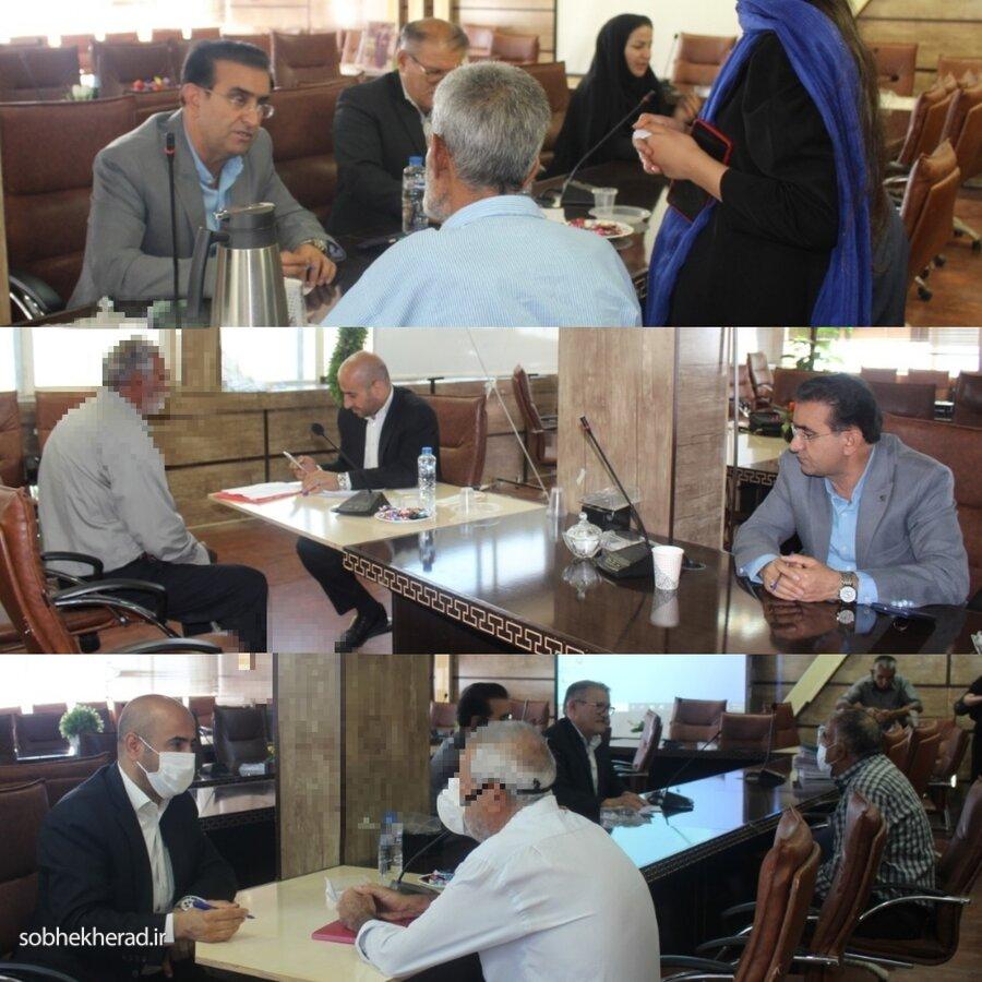 ملاقات مردمی مدیرکل بهزیستی استان کهگیلویه وبویراحمد با جامعه هدف سازمان بهزیستی