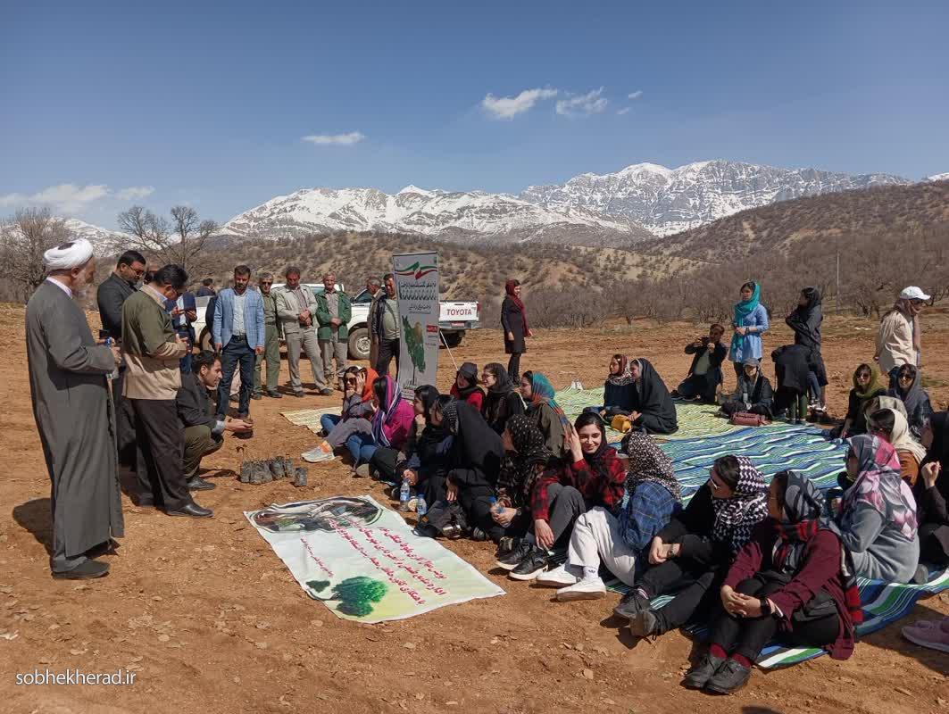 پویش «هر دانشجو، یک نهال» در راستای  هفته منابع طبیعی وتحقق طرح مردمی کاشت یک میلیارد درخت