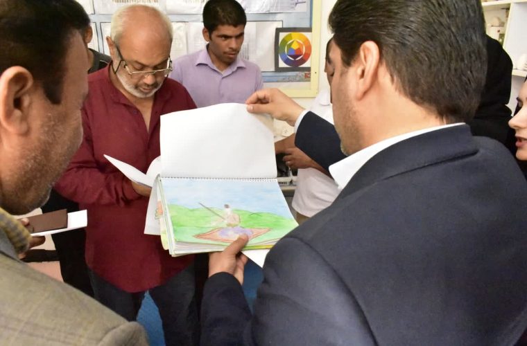 مرکز بچه های آسمان میزبان فرماندار لنده/+تصاویر