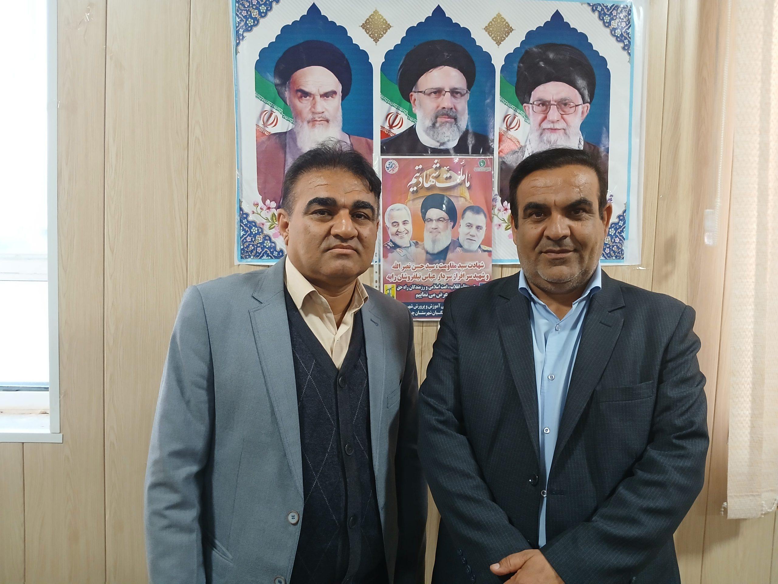 آئین تکریم و معارفه مدیران آموزش وپرورش چرام برگزارشد/اولین مدیردولت وفاق در شهرستان چرام معرفی شد