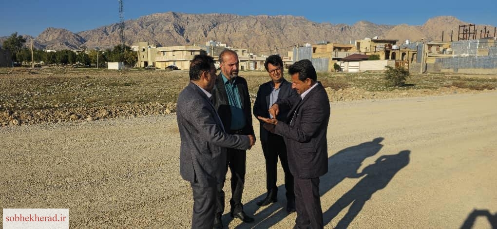 بازدید میدانی فرماندار گچساران  از پروژه های عمران شهری در آستانه نوروز