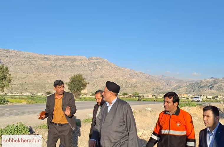 بازدیدمشترک سیدمحمد موحد و فرماندارچرام از پروژه تعریض ورودی چرام بازدیدمشترک سیدمحمد موحد و فرماندارچرام از پروژه تعریض ورودی چرام