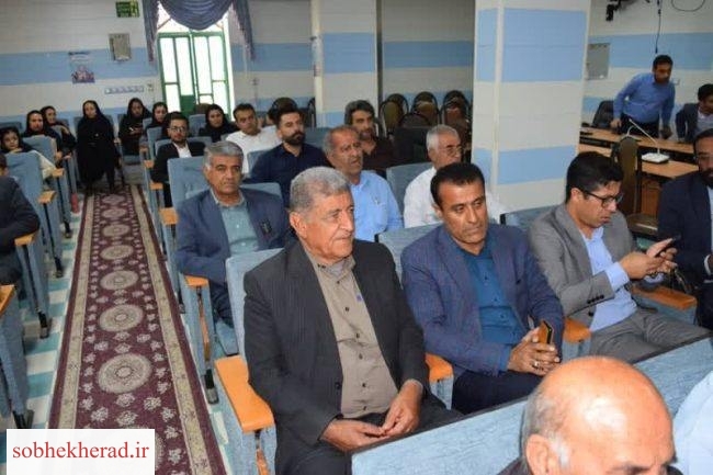 آیین تکریم و معارفه سرپرست شبکه بهداشت و درمان بهمئی برگزار شد/+تصاویر