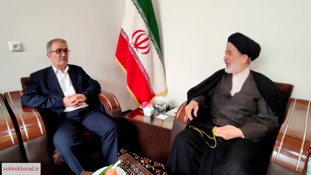 دیدار با مشاور روحانیت رئیس جمهور؛ از معرفی استان تا نیازها ،طرح ها،پروژه ها ونفت وگاز/+تصاویر