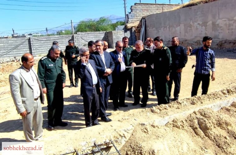 استاندار کهگیلویه و بویراحمد از پروژه های عمرانی سپاه فتح استان بازدید کرد