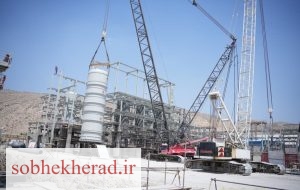 نصب نخستین مخزن تیپ سنگین ساخت داخل در سایت صنایع پلیمر گچساران