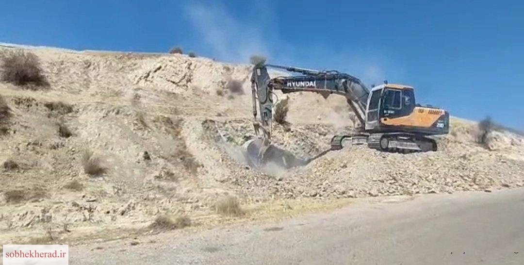 آغاز عملیات اجرایی تعریض بخشی از محور حادثه‌ خیز لنده – بهمئی
