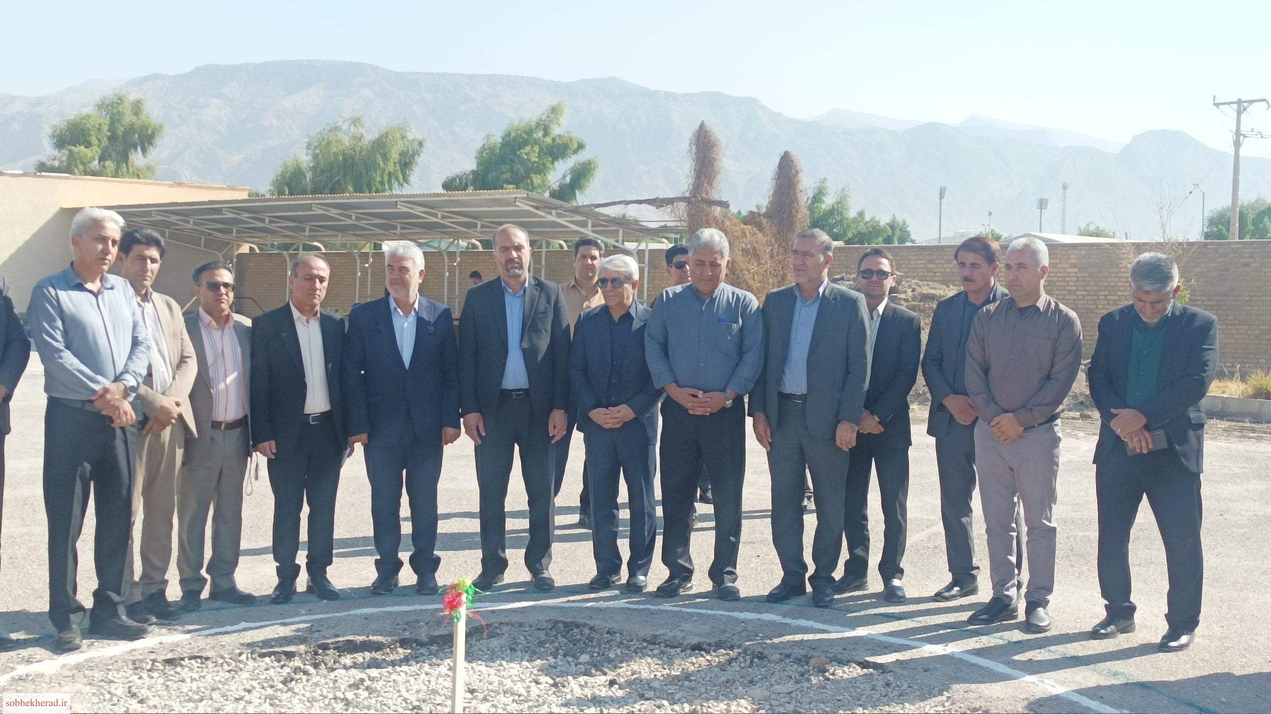 کلنگ احداث ساختمان جدید بهزیستی  گچساران به زمین زده شد