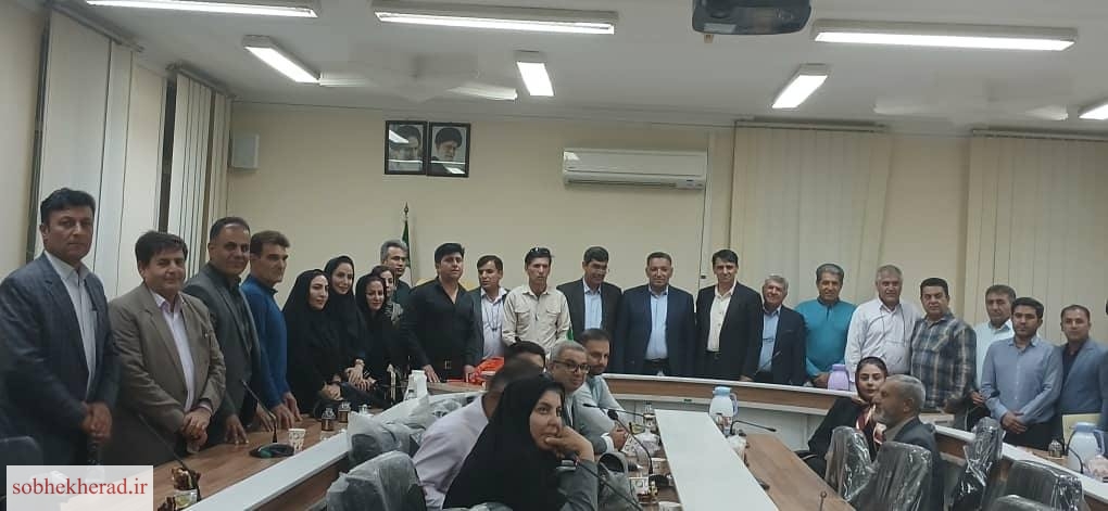 تمجید فرماندار کهگیلویه از صحبت های صریح و شفاف حسین زاده رئیس هئیت کوهنوردی استان/فرماندار چرام:سالهاست به حوزه ورزش و‌فرهنگ ظلم شده است/اعتباریک میلیارد و پانصدمیلیون تومانی برای دیواره سنگنوردی کهگیلویه/+تصاویر