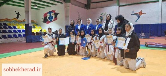 درخشش بانوان خردسال و نونهال تکواندو کهگیلویه و بویراحمد در مسابقات منطقه چهار کشور/+تصاویر