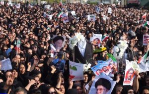 پیکر سه شهید مدافع امنیت   گچساران تشییع  و خاک‌سپاری شد