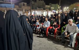 مشارکت فعال قرارگاه فرهنگی شهرداری دوگنبدان در برنامه های شبانه گچساران