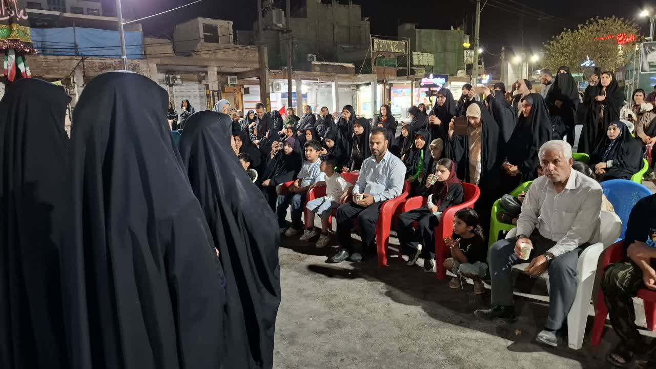 مشارکت فعال قرارگاه فرهنگی شهرداری دوگنبدان در برنامه های شبانه گچساران