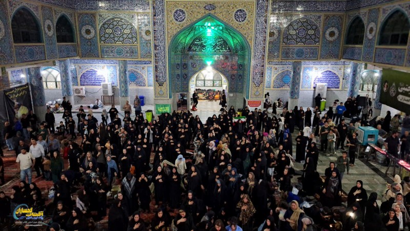 اجتماع بزرگ “امام رضایی ها”  در حرم مطهر بی بی حکیمه (س) گچساران برگزار شد