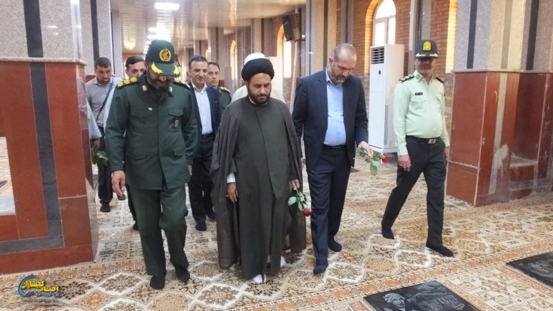 تجدید میثاق مسئولان گچساران با شهدا