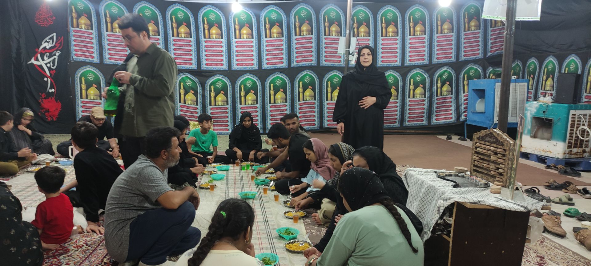 موکب حضرت فاطمه زهرا (س) گچساران  میزبان جانباز سرافرازی که طعم شهادت را چشید و دوباره  زنده شد