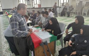 روایت حضور بهزیستی شهرستان در میز خدمت گچساران