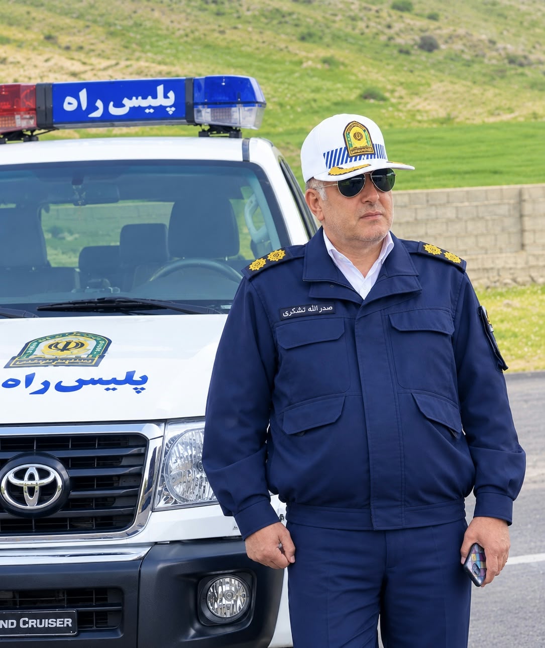 فرمانده جدید پلیس راه دهدشت -بهبهان منصوب شد