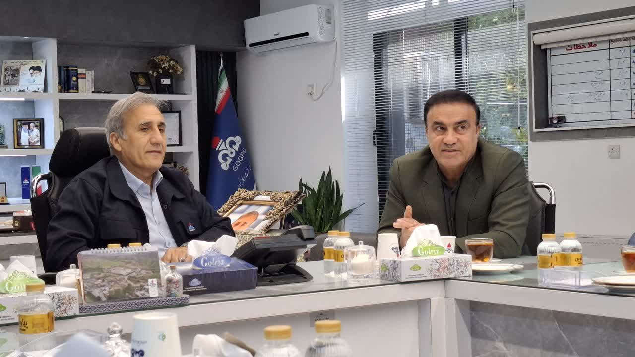 دیدار مدیر کل کمیته امداد کهگیلویه و بویراحمد با مدیر عامل شرکت نفت و گاز گچساران